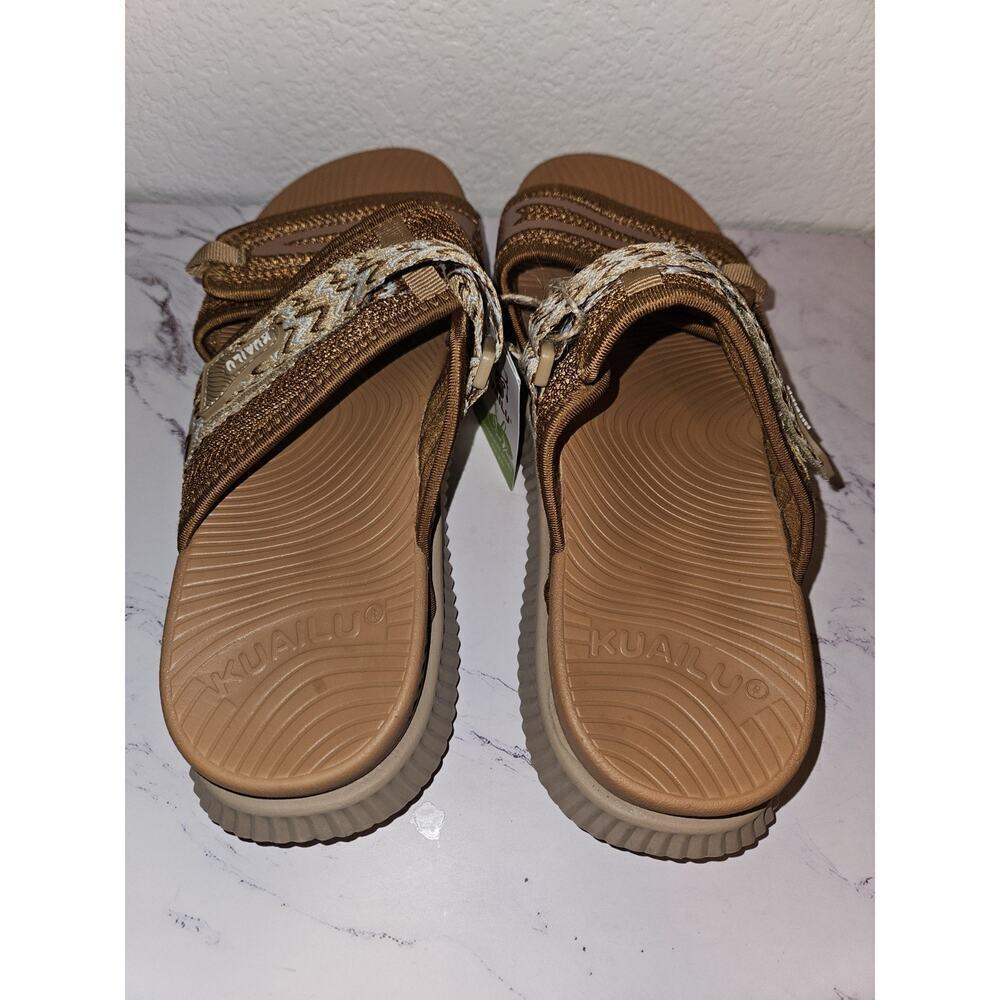 KuaiLu Womens Orthotic Walking Sandals Plantar Fasciitis Arch Support Size 12 - Picture 6 of 8